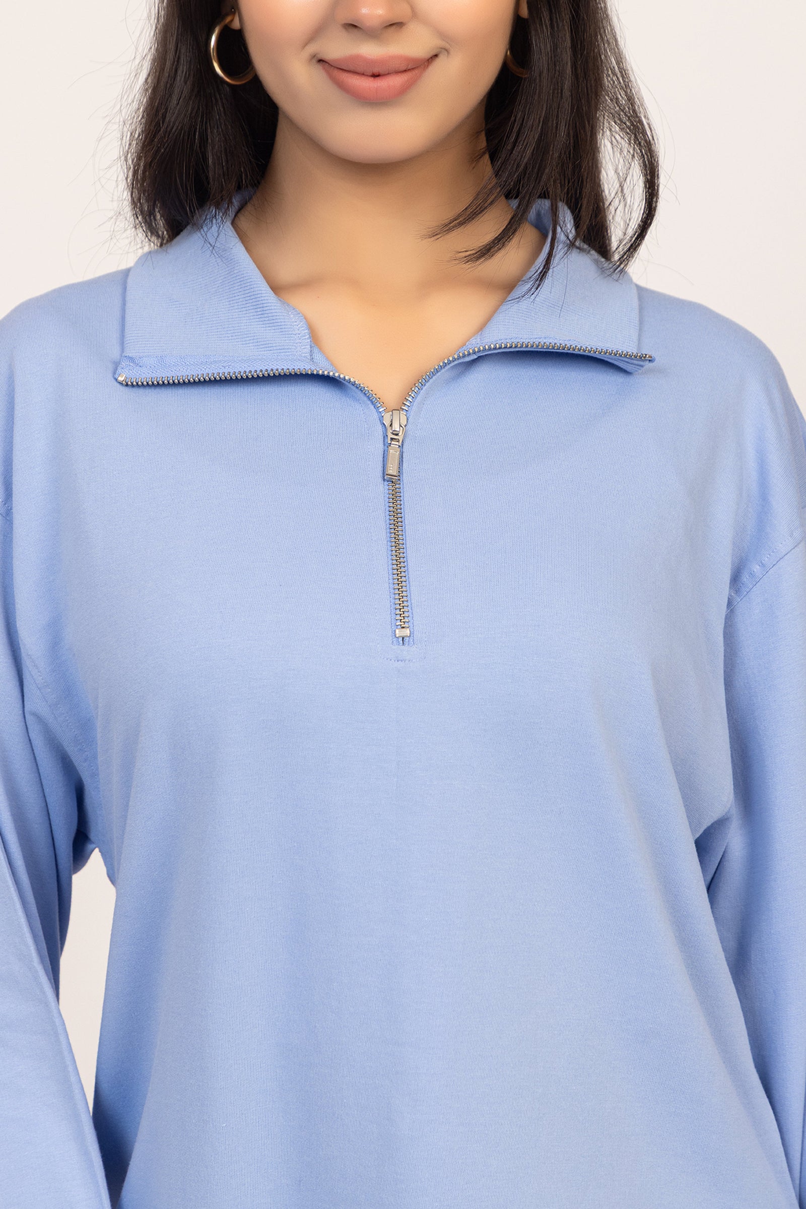 Zipper Sweat Shirt