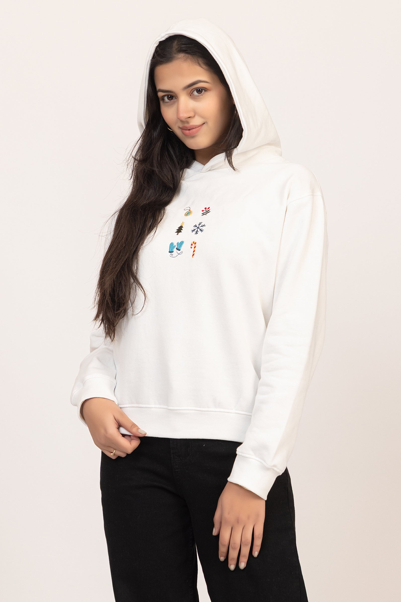 Embroidered hoodie