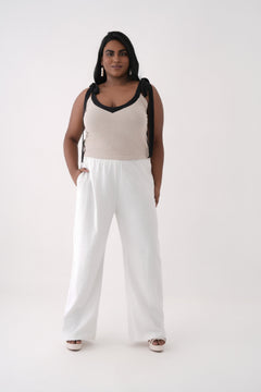 Knitted Tie-up Top