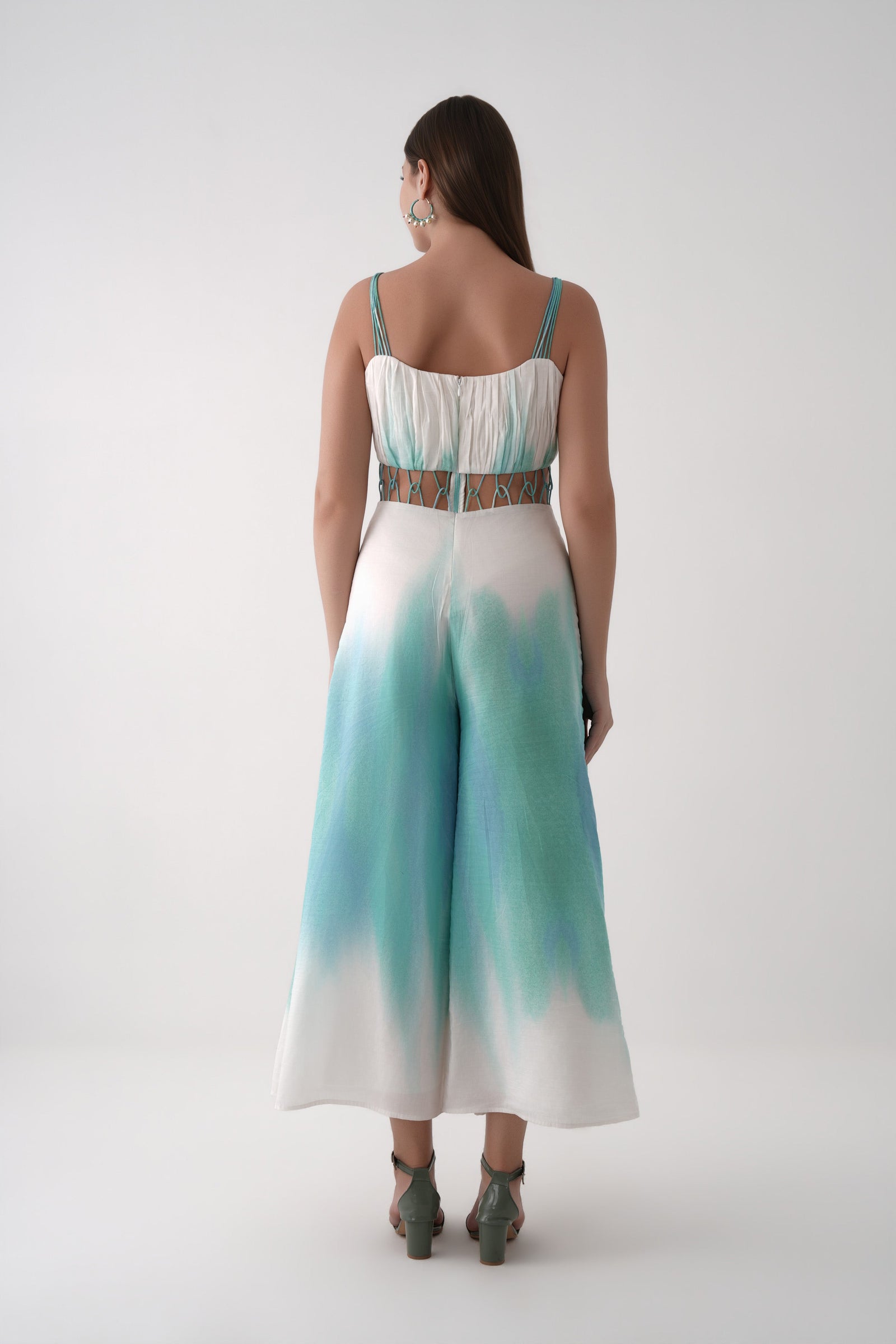 Serene Tides Jumpsuit in Bright White