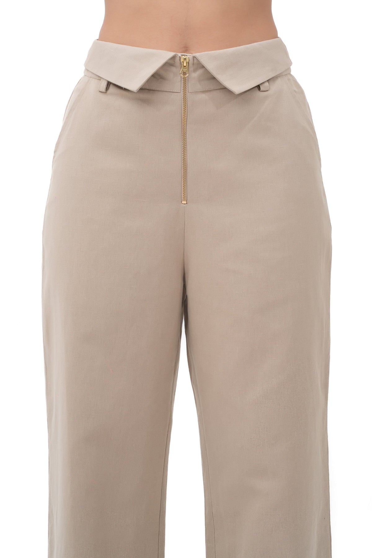 Collared Waist Trouser