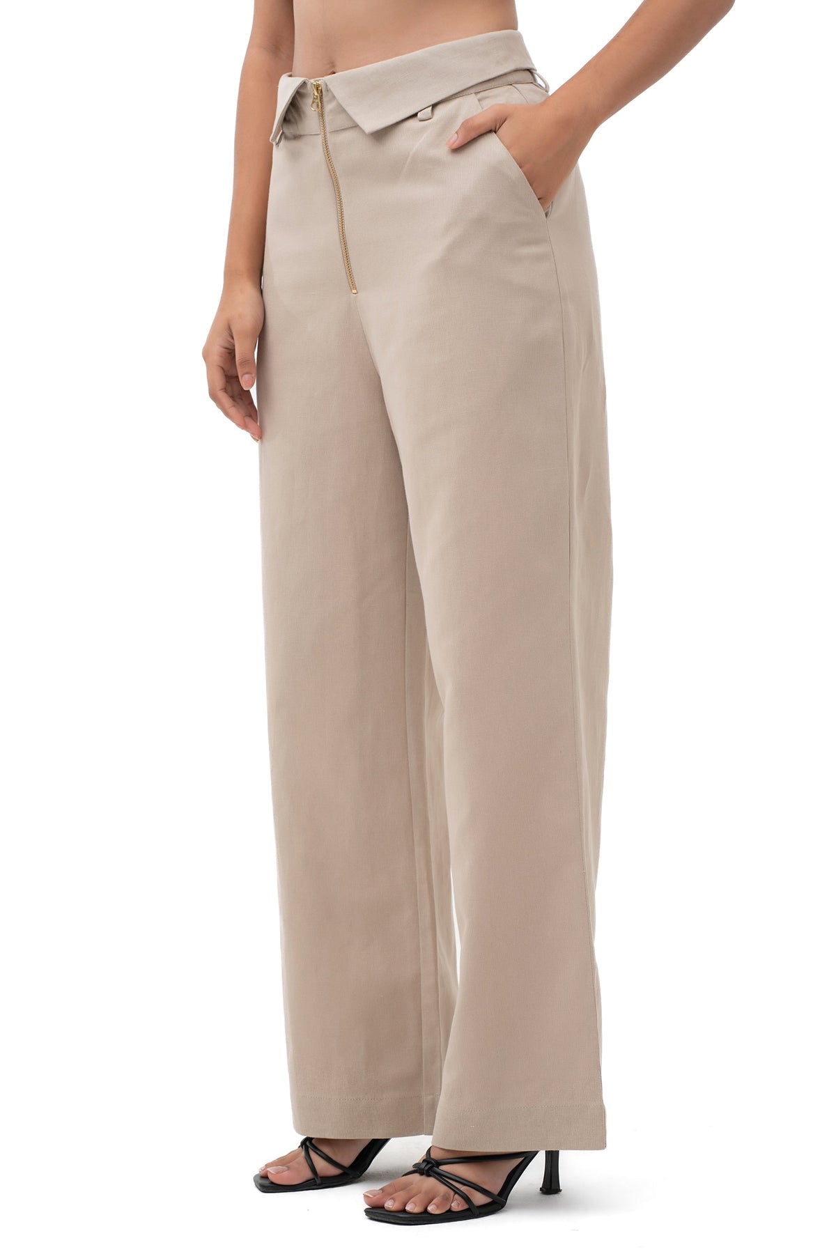 Collared Waist Trouser