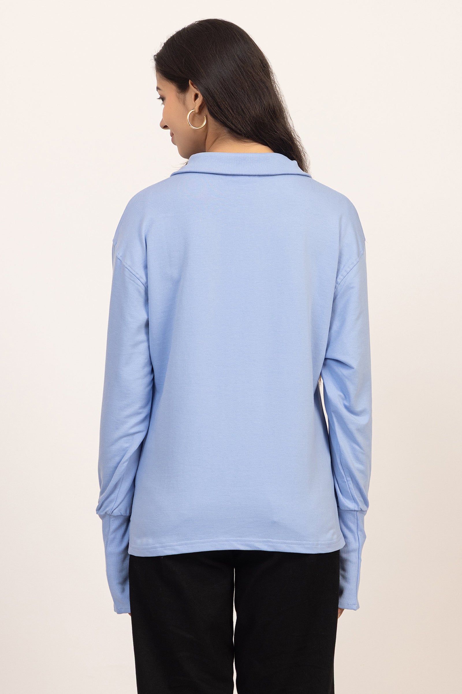 Zipper Sweat Shirt