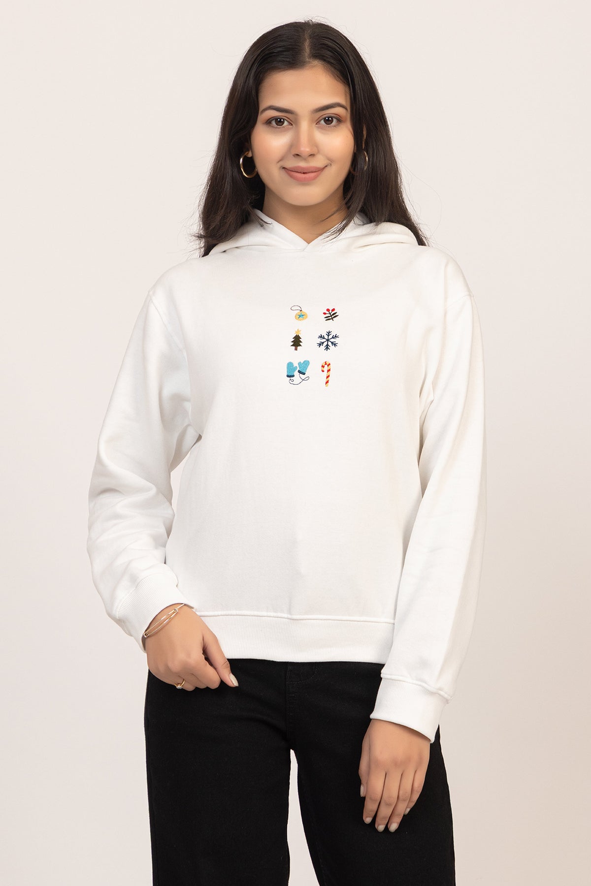Women's Embroidered hoodie by Zykaz
