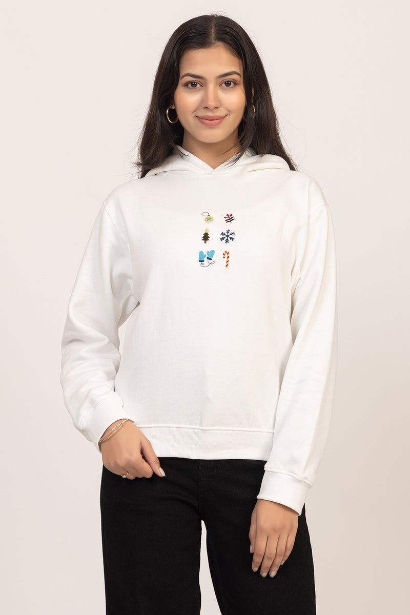 Embroidered hoodie