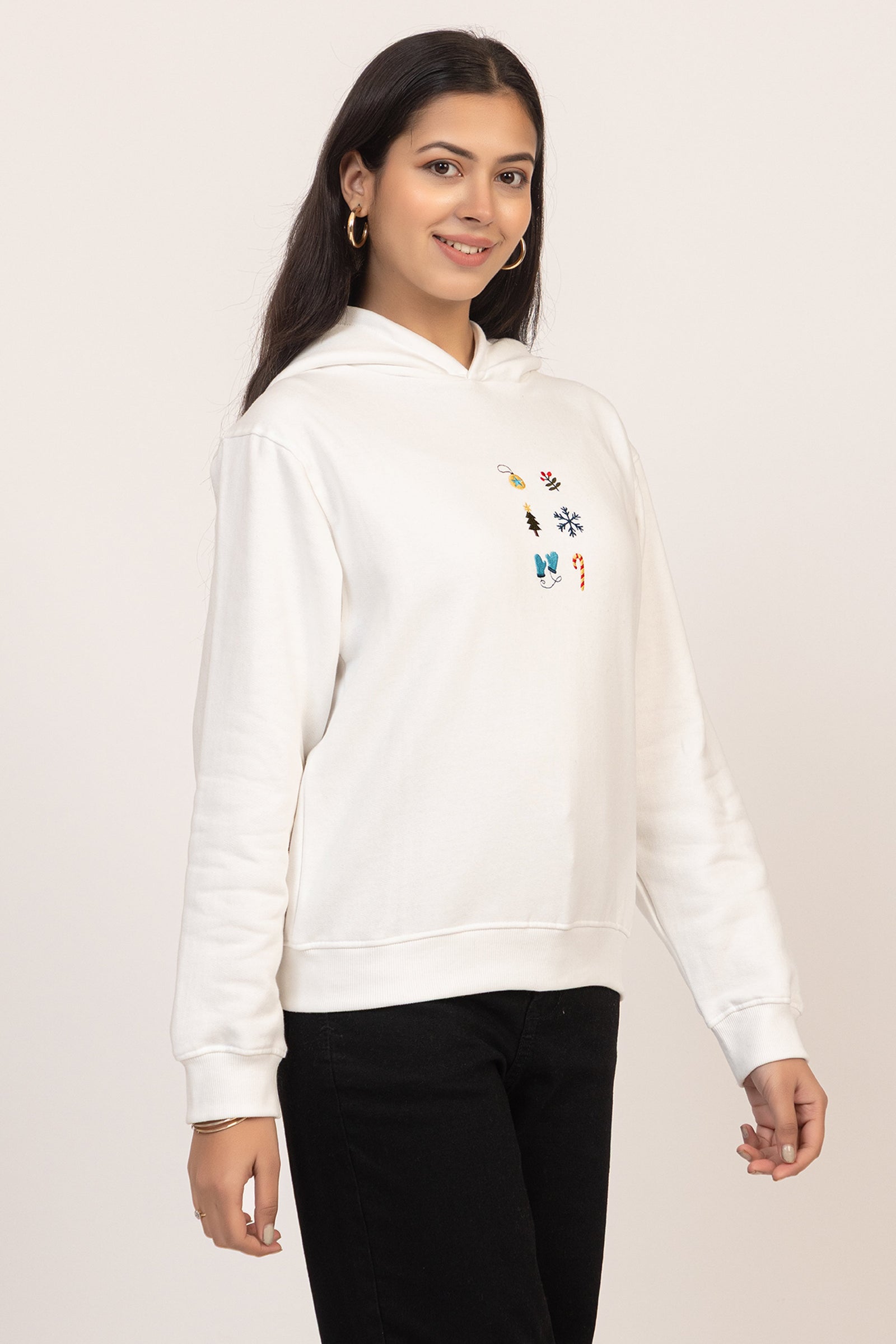 Embroidered hoodie