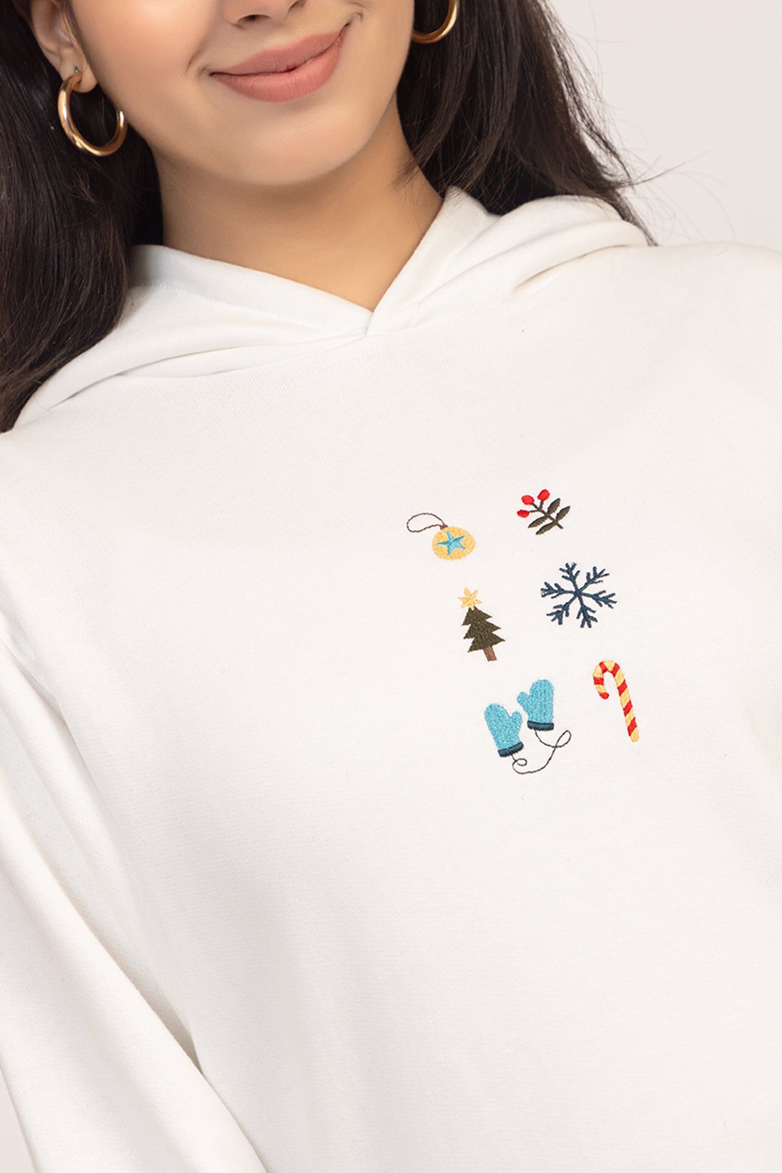Embroidered hoodie