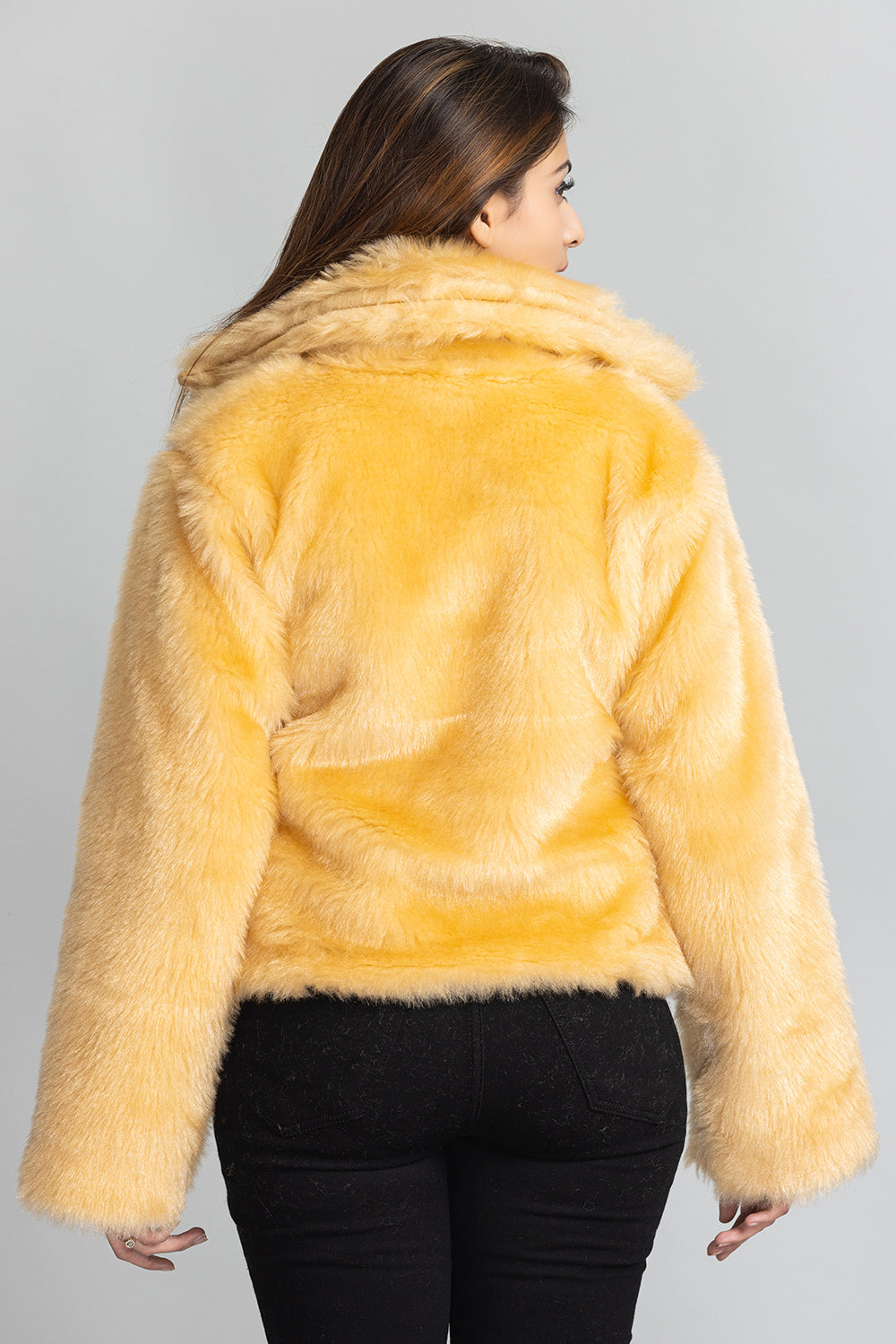 Fur Jacket - Gold