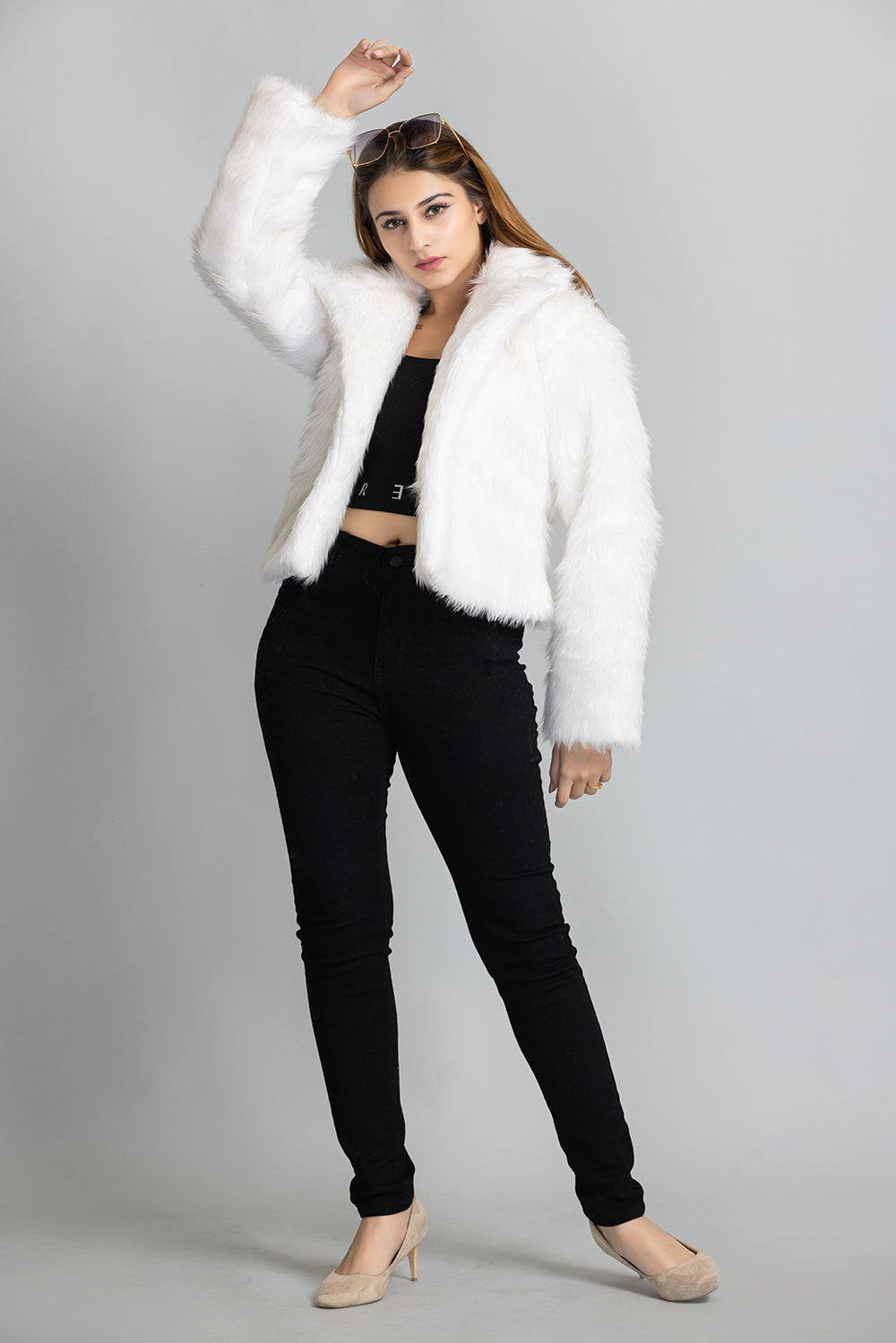 Fur Jacket - White