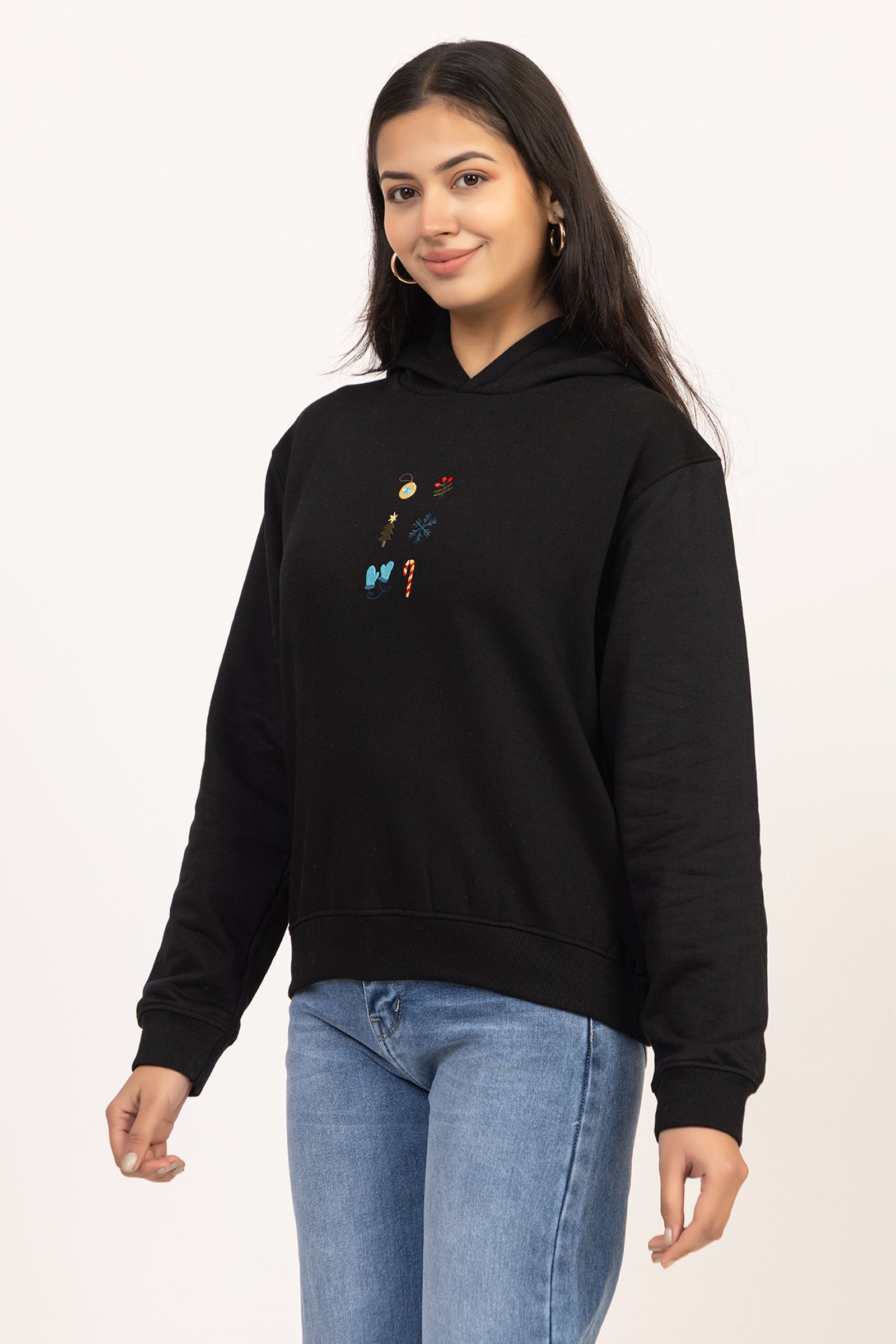 Embroidered hoodie