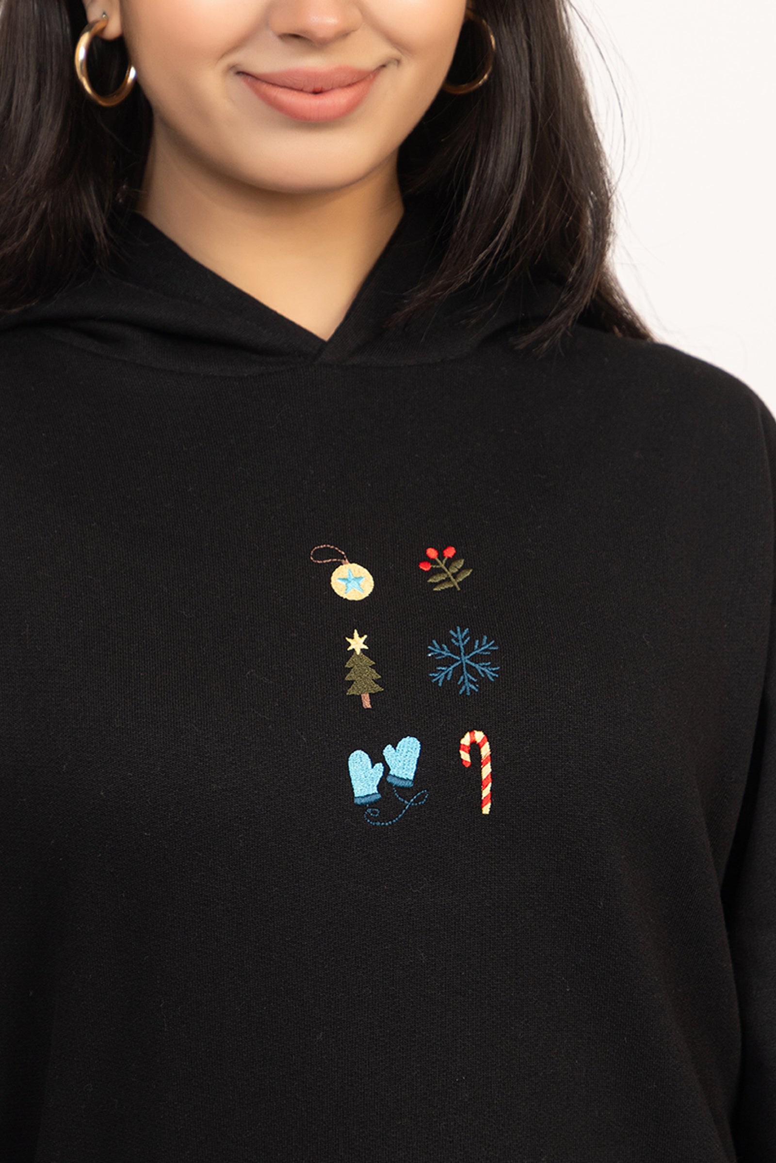 Embroidered hoodie