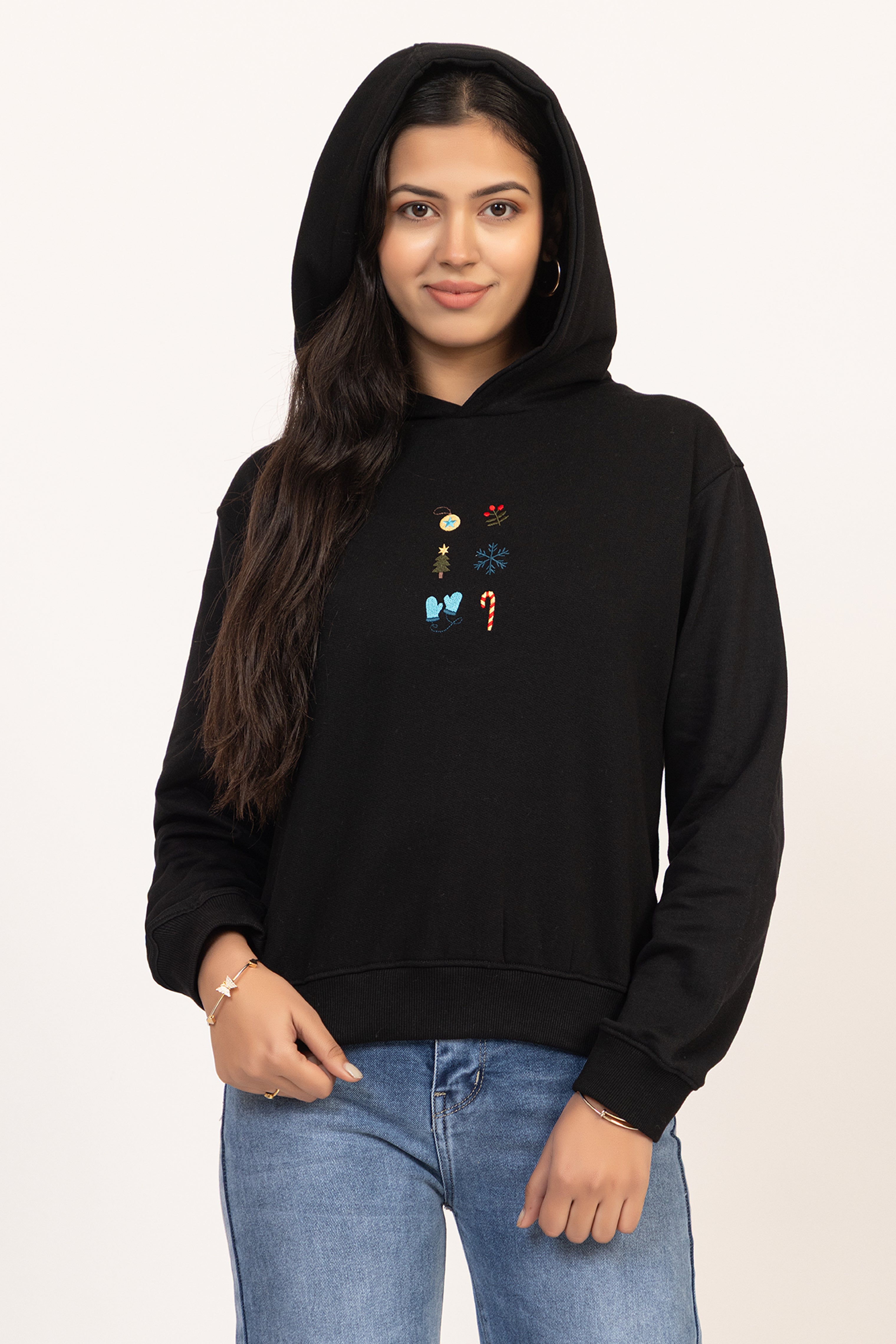 Embroidered hoodie
