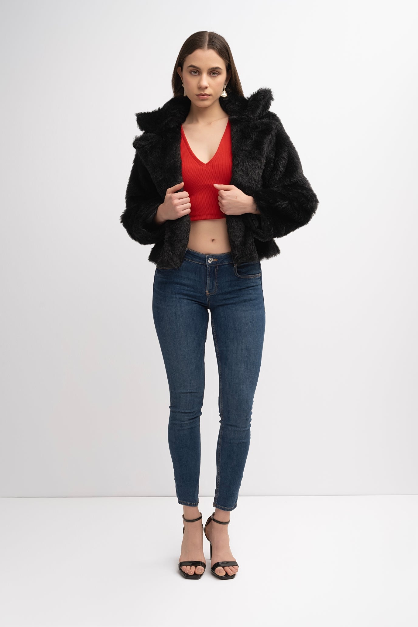 Fur Jacket - Black