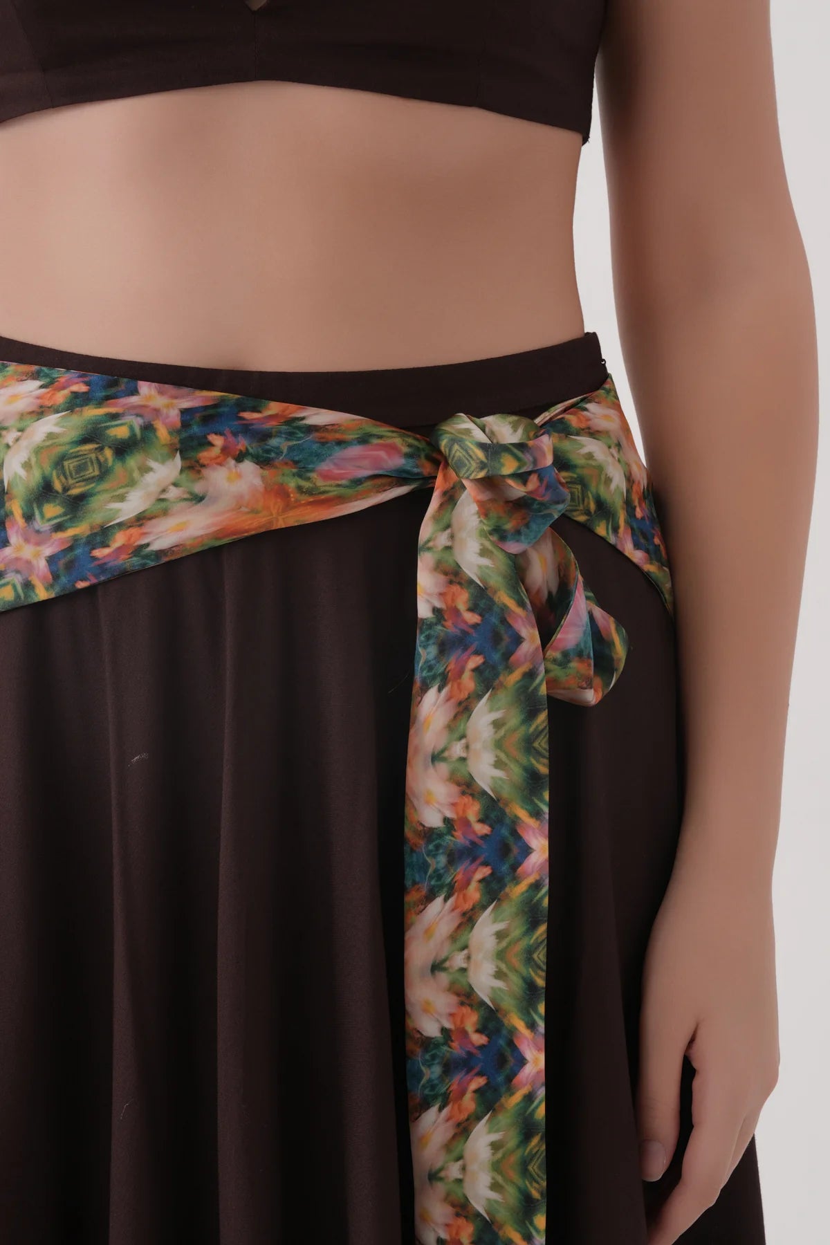 Designer sleeveless blouse for women with stylish strap detail