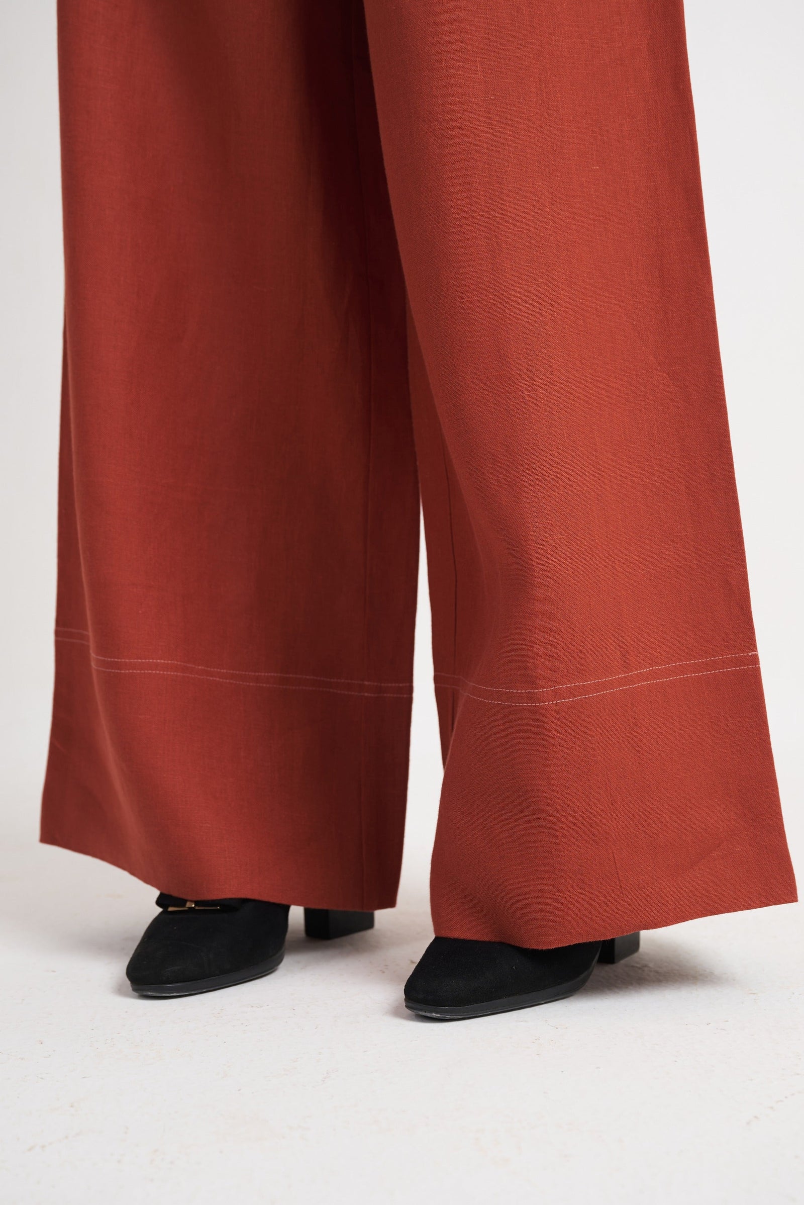 High Rise Wide Leg Trouser