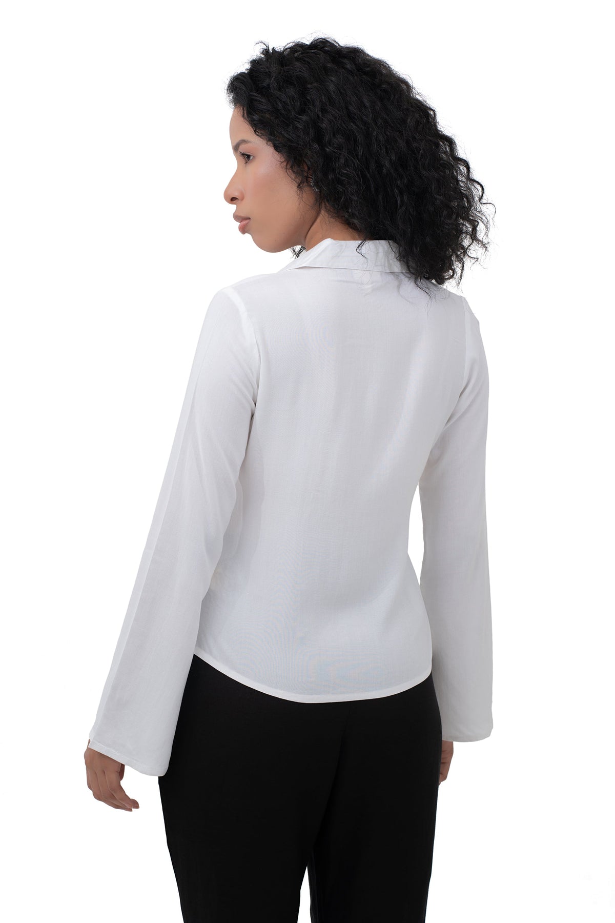Asymmetrical Placket Shirt