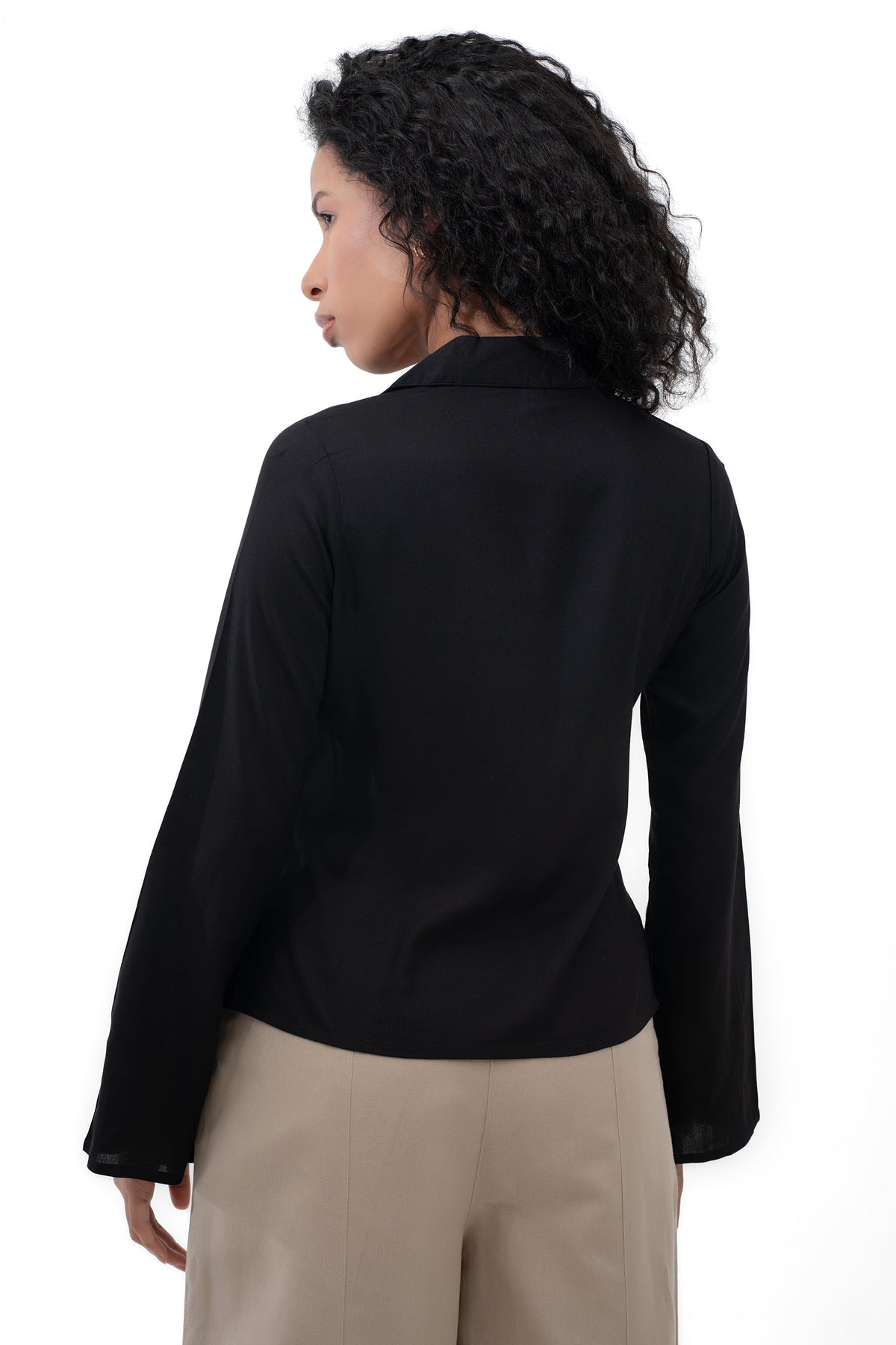 Asymmetrical Placket Shirt